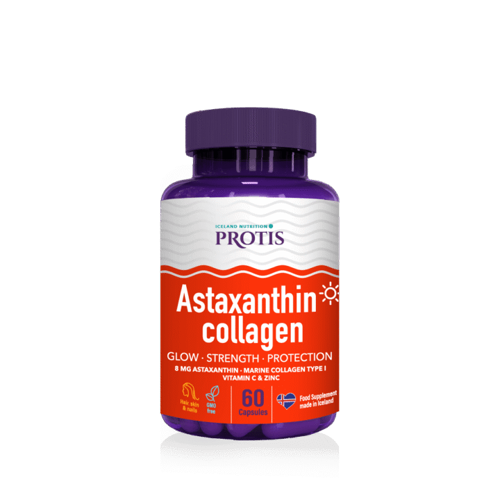 Astaxanthin collagen