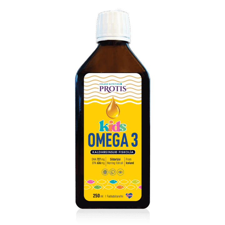 Omega 3 fiskolía fyrir börn